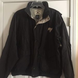 Cutter & Buck Black Windbreaker Jacket